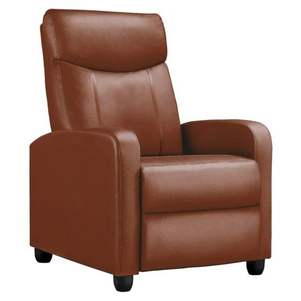 Comhoma Push Back Theater Adjustable Recliner with Footrest