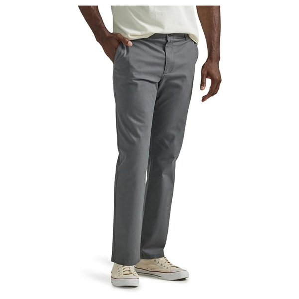 Lee Men's Extreme Motion Flat Front Slim Straight Pant