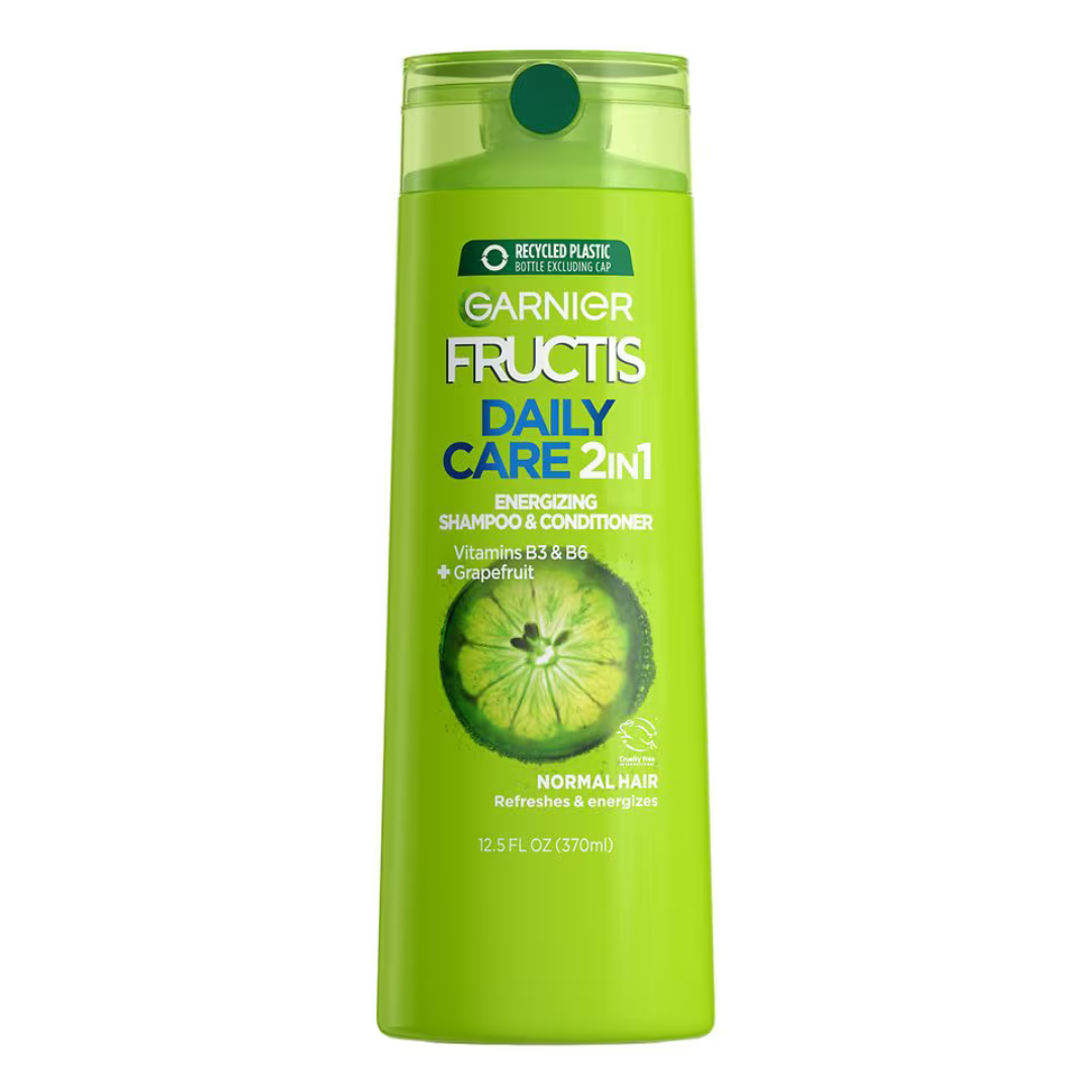 2-Pack Garnier Hair Care Fructis Daily Care 2-in-1 Shampoo and Conditioner
