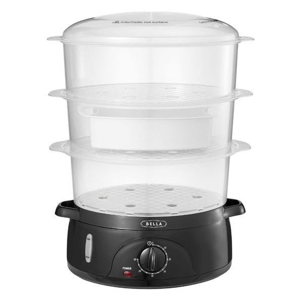 Bella 9.5-Qt. 3-Tier Food Steamer