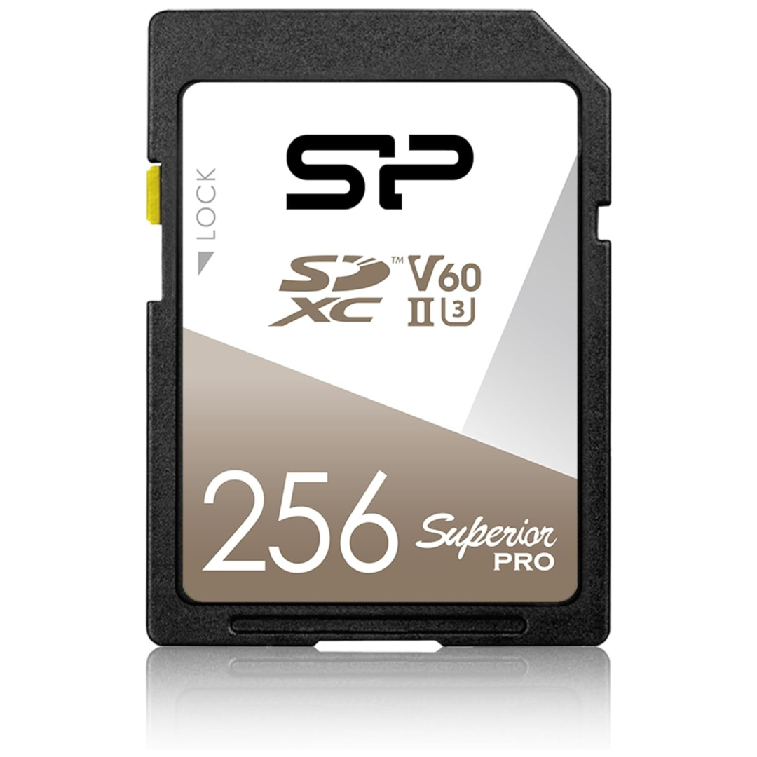 Silicon Power Superior Pro 256GB UHS-II / U3 1866x SDXC Memory Card