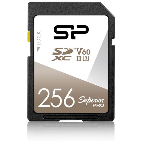 Silicon Power Superior Pro 256GB UHS-II / U3 1866x SDXC Memory Card