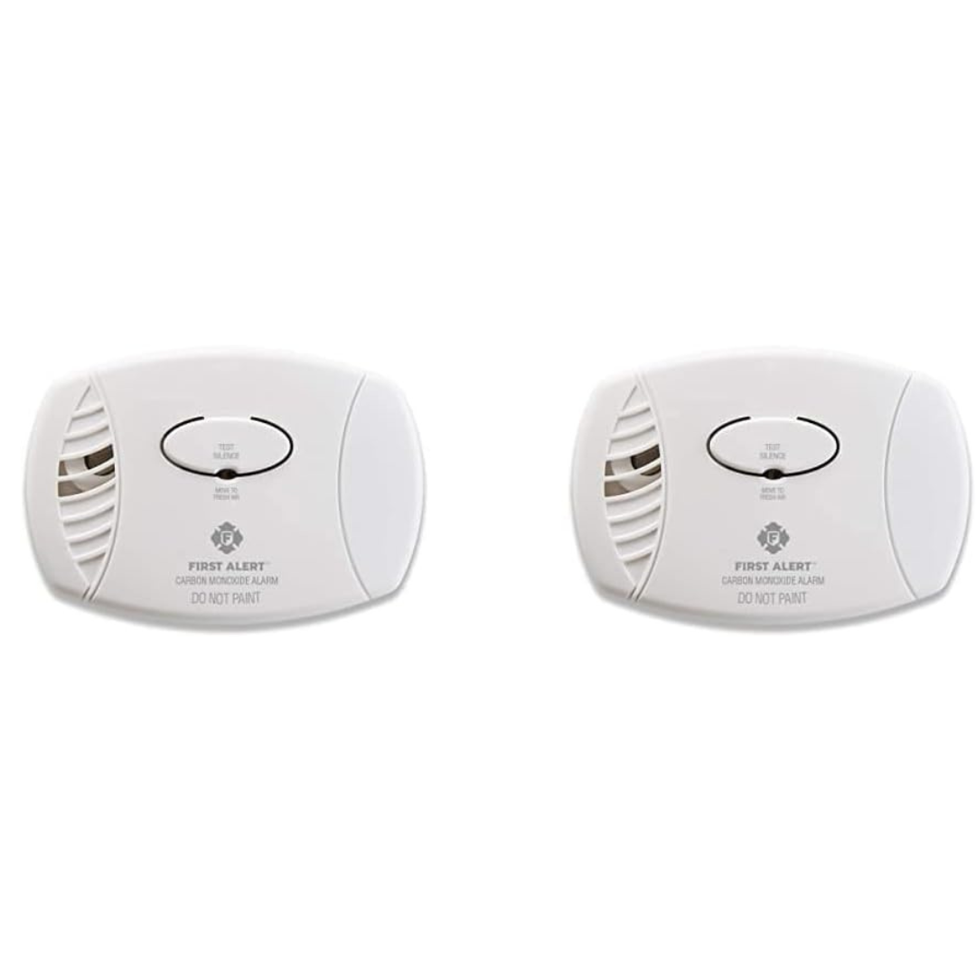 First Alert Carbon Monoxide Detector and First Alert Plug-in Battery Backup CO Alarm