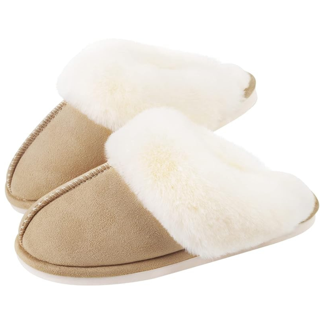 Women's Fuzzy Faux Fur Slippers