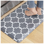 Kokhub 17.3'' x 28'' Thick Cushioned Anti Fatigue Waterproof Kitchen Rug Mat