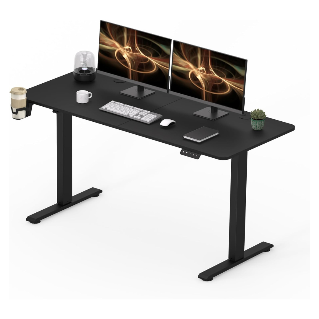 55" x 24" FitStand Adjustable Electric Standing Desk w/ Memory Preset, Desk