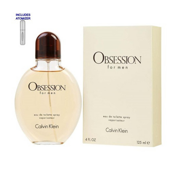 Calvin Klein Obsession for Men Eau de Toilette, 4.2 Fl Oz