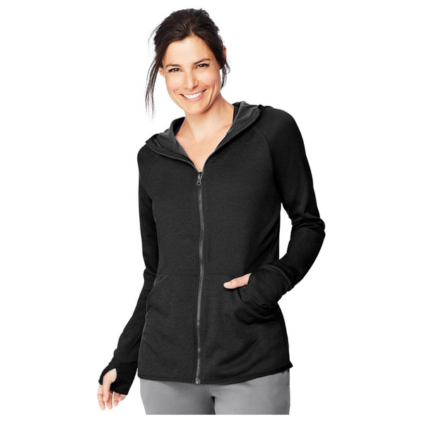 Hanes Women’s Sport Performance Fleece Full Zip Hoodie