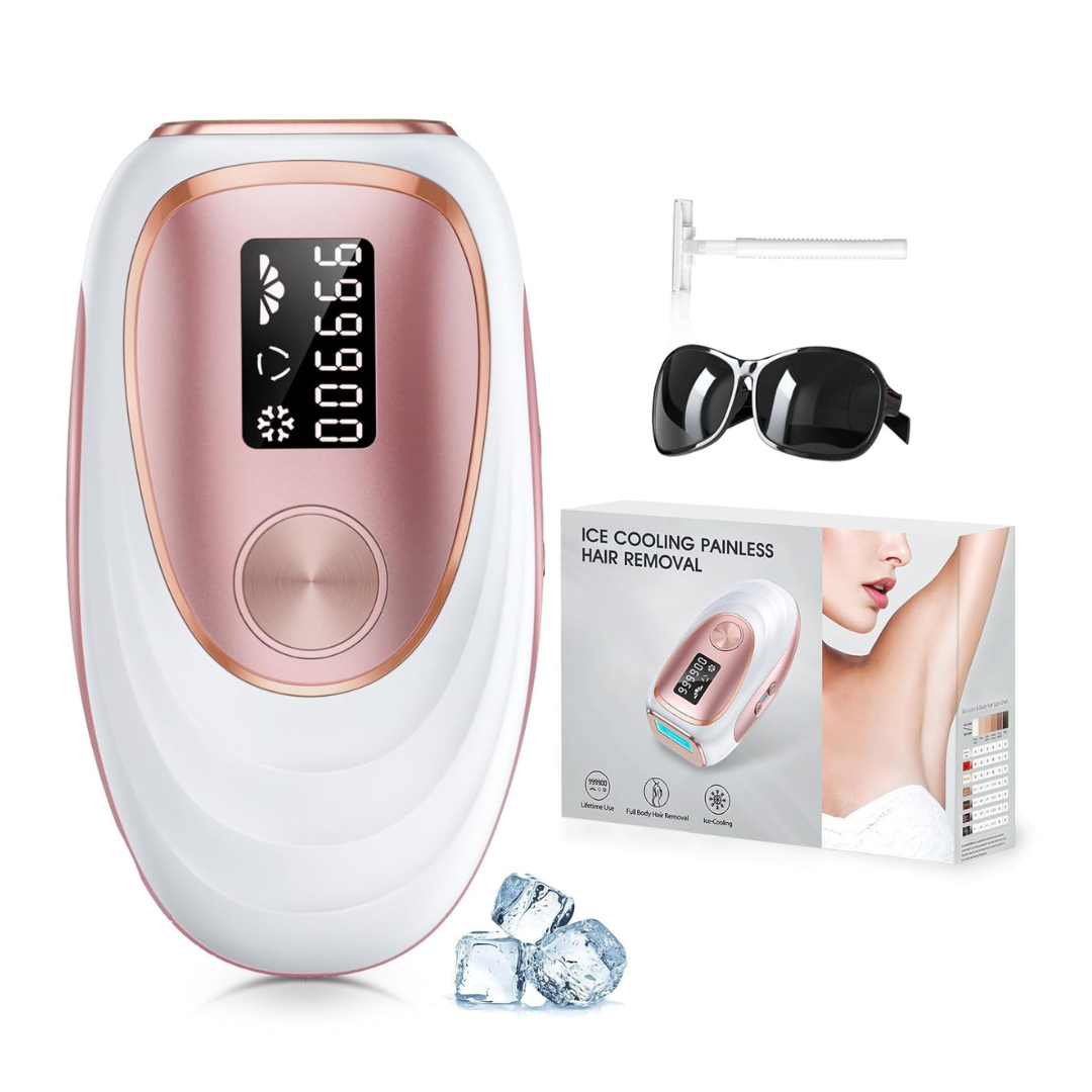IPL Laser Hair Removal with Cooling System