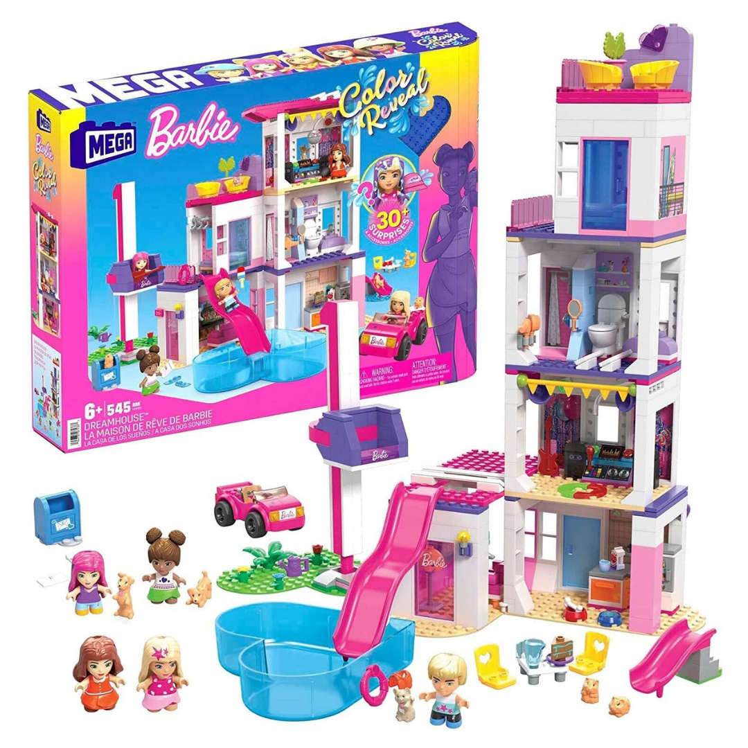 545-Pieces Barbie Color Reveal Building Toys Set