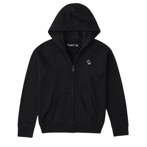 Abercrombie Kids Essential Icon Full-Zip Hoodie