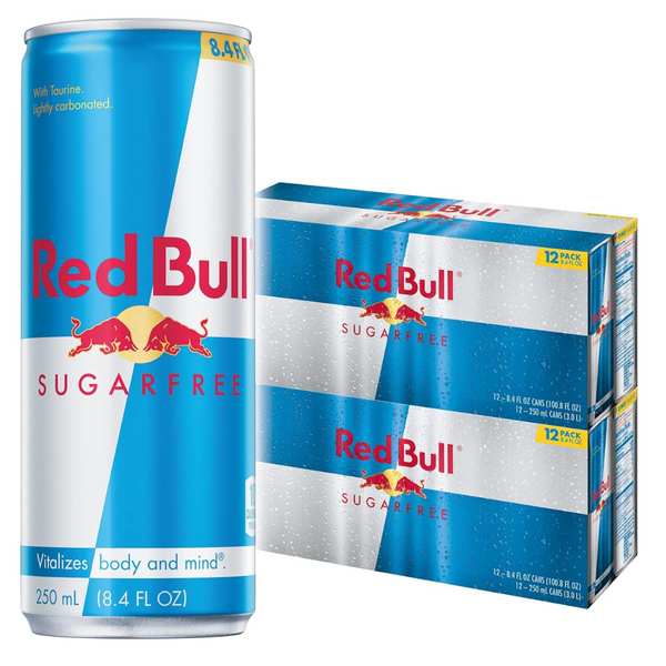 24 Cans of Red Bull Sugar Free Energy Drink