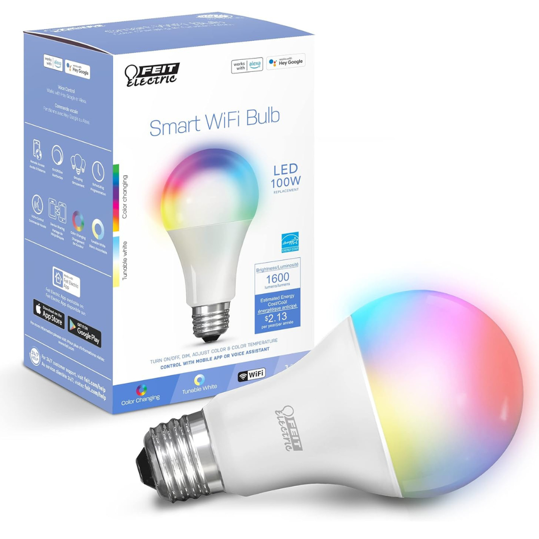 Feit Electric 100W Equivalent Color Changing Smart Bulb