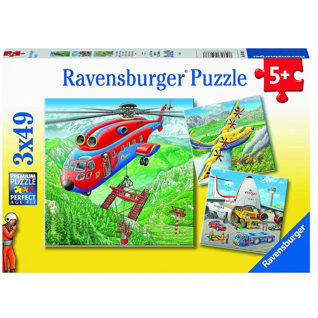 Ravensburger Above The Clouds (3 x 49) Piece Jigsaw Puzzle Sets