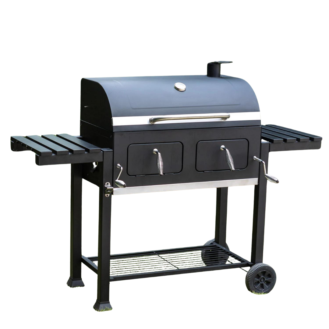 Summit Living 34" Charcoal Grill Extra Large Portable BBQ Grill