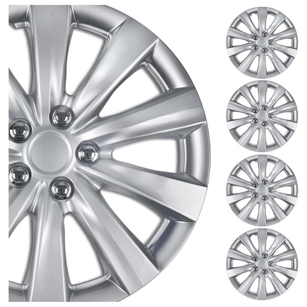 4-Pack BDK Premium 16" Wheel Rim Cover Hubcaps OEM Style