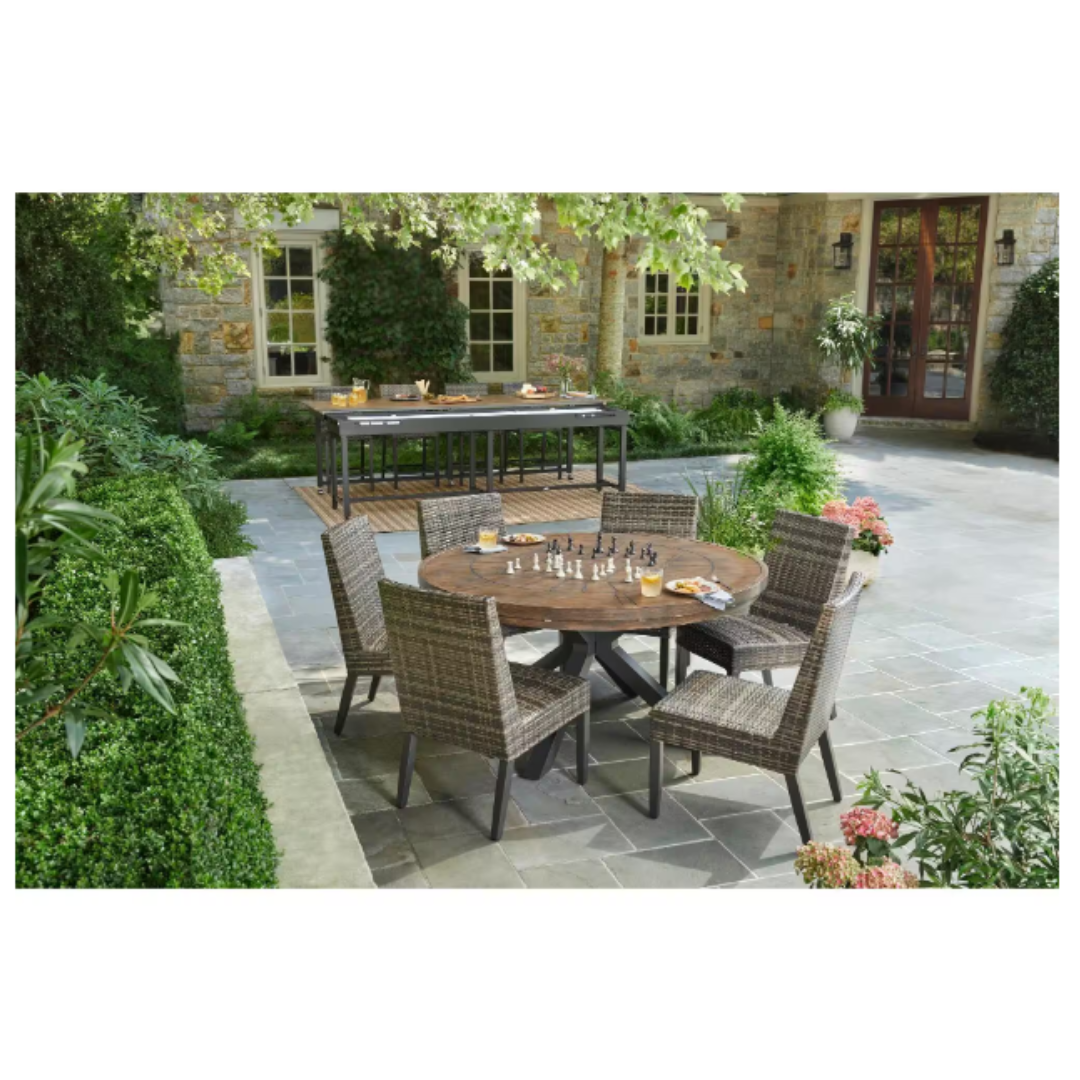 2-Pack Home Decorators Richmond Stationary Outdoor Dining Chair