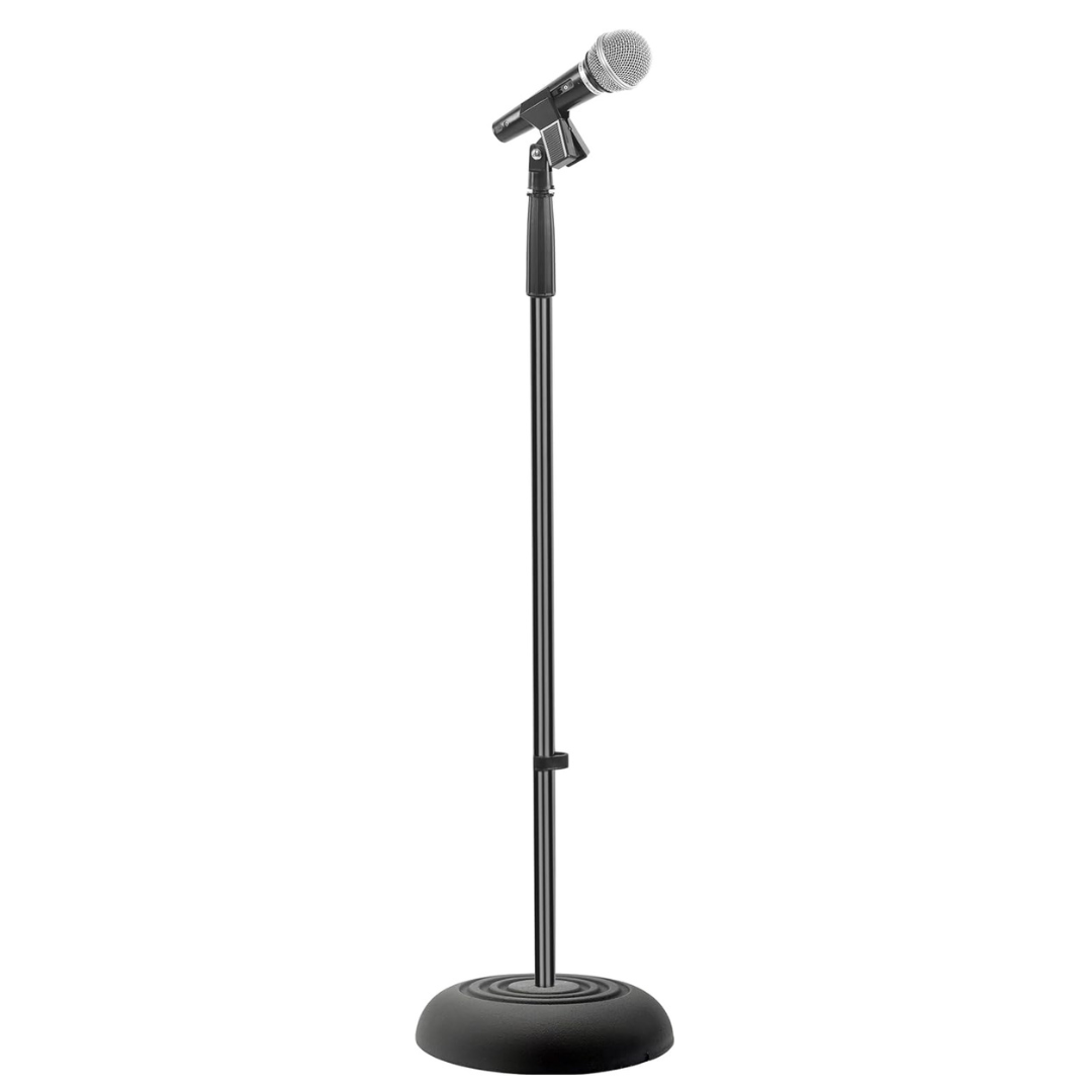Pyle-Pro Microphone Stand Universal Mic Mount with Heavy Compact Base