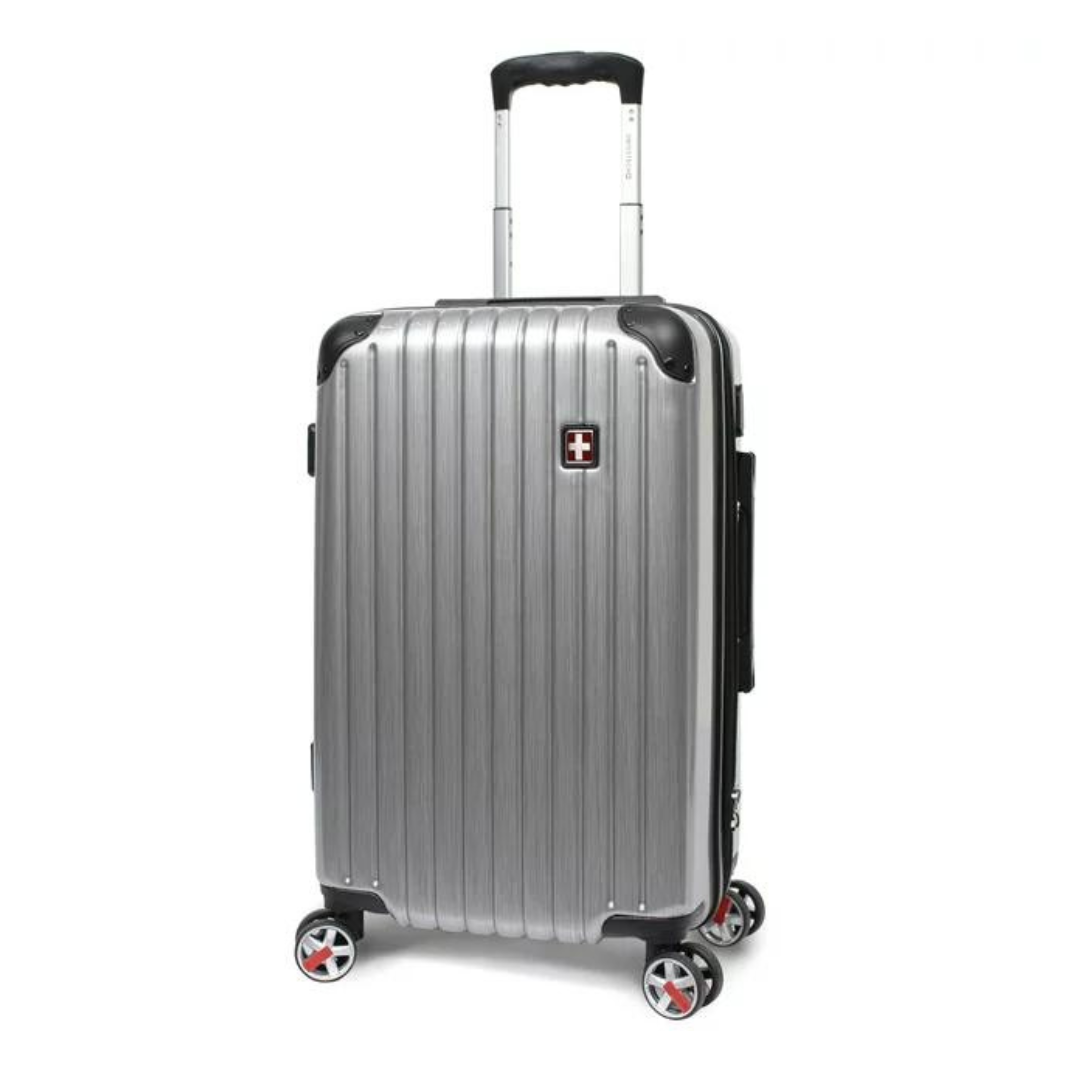 SwissTech Exhibition 22" Polycarbonate Hard Side Check Luggage