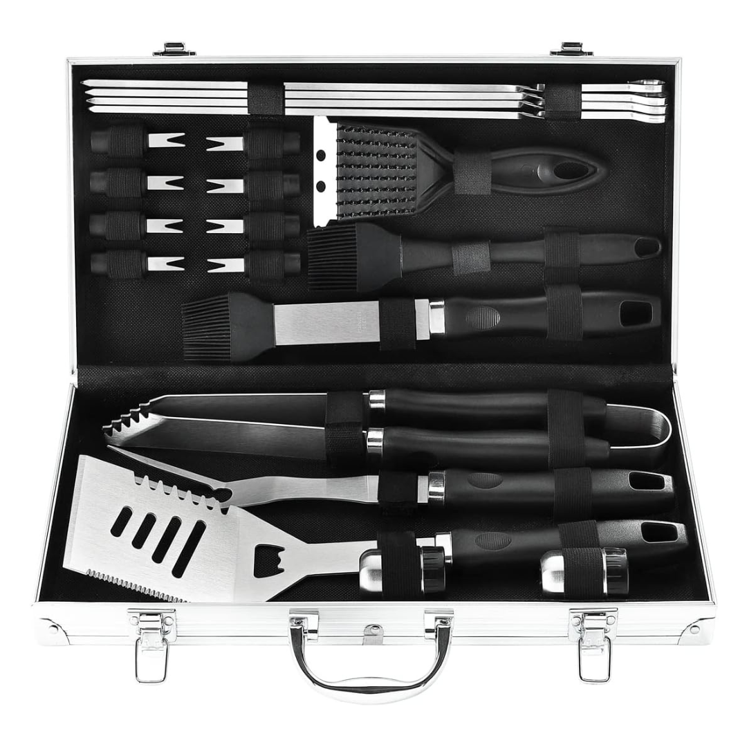 21-Piece N Noble Family Complete BBQ Utensils Set