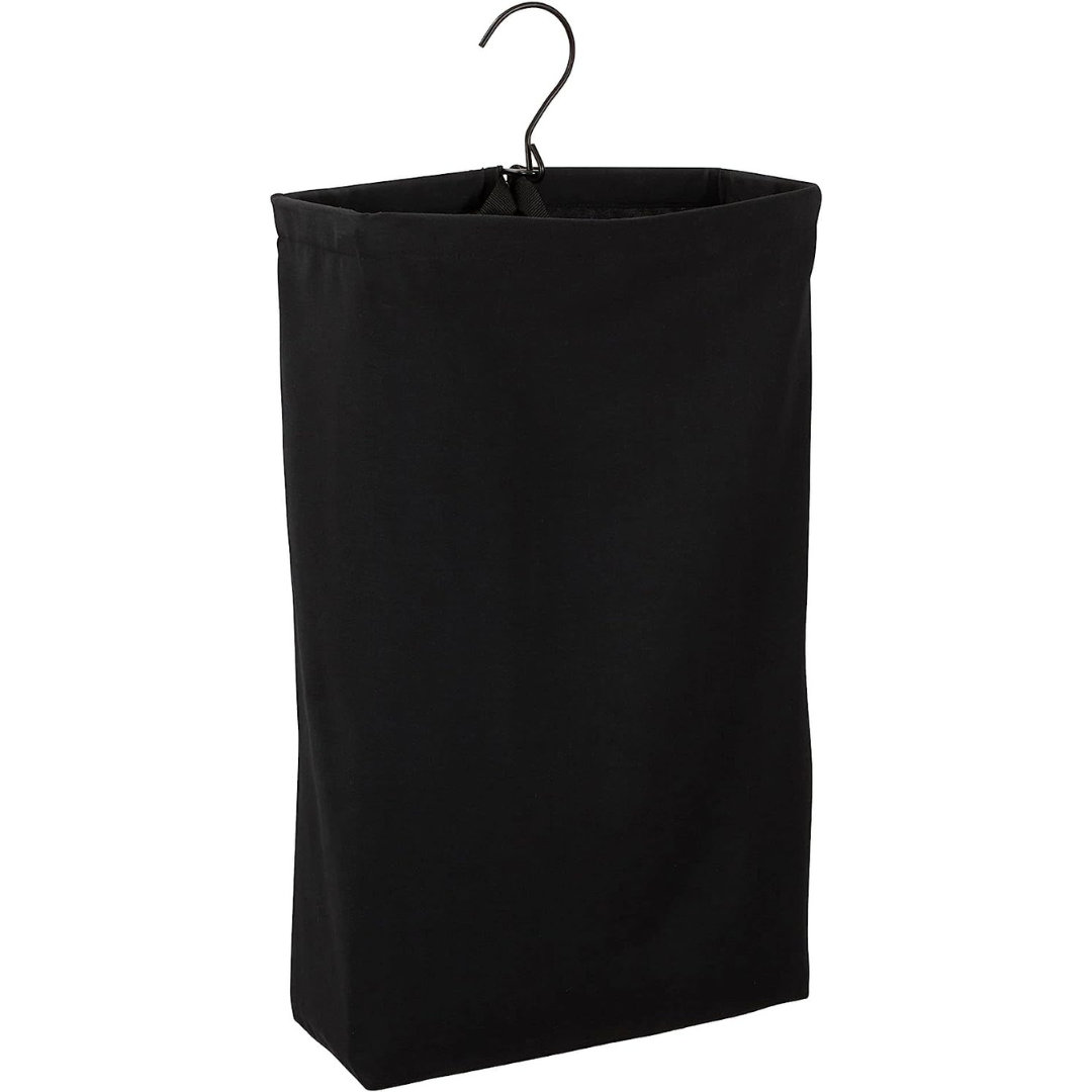 Household Essentials 149-1 Hanging Cotton Canvas Laundry Hamper Bag