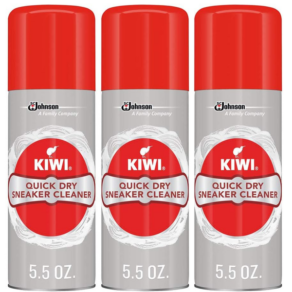 Kiwi Quick Dry Shoe Cleaner (5.5 Oz | Pack of 3)