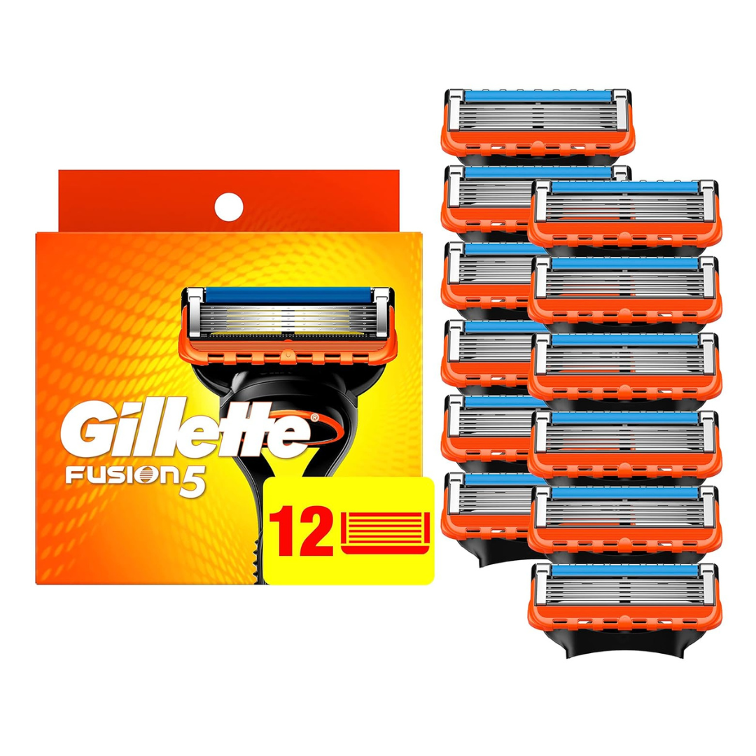 12-Count Gillette Fusion5 Razor Blade Refills