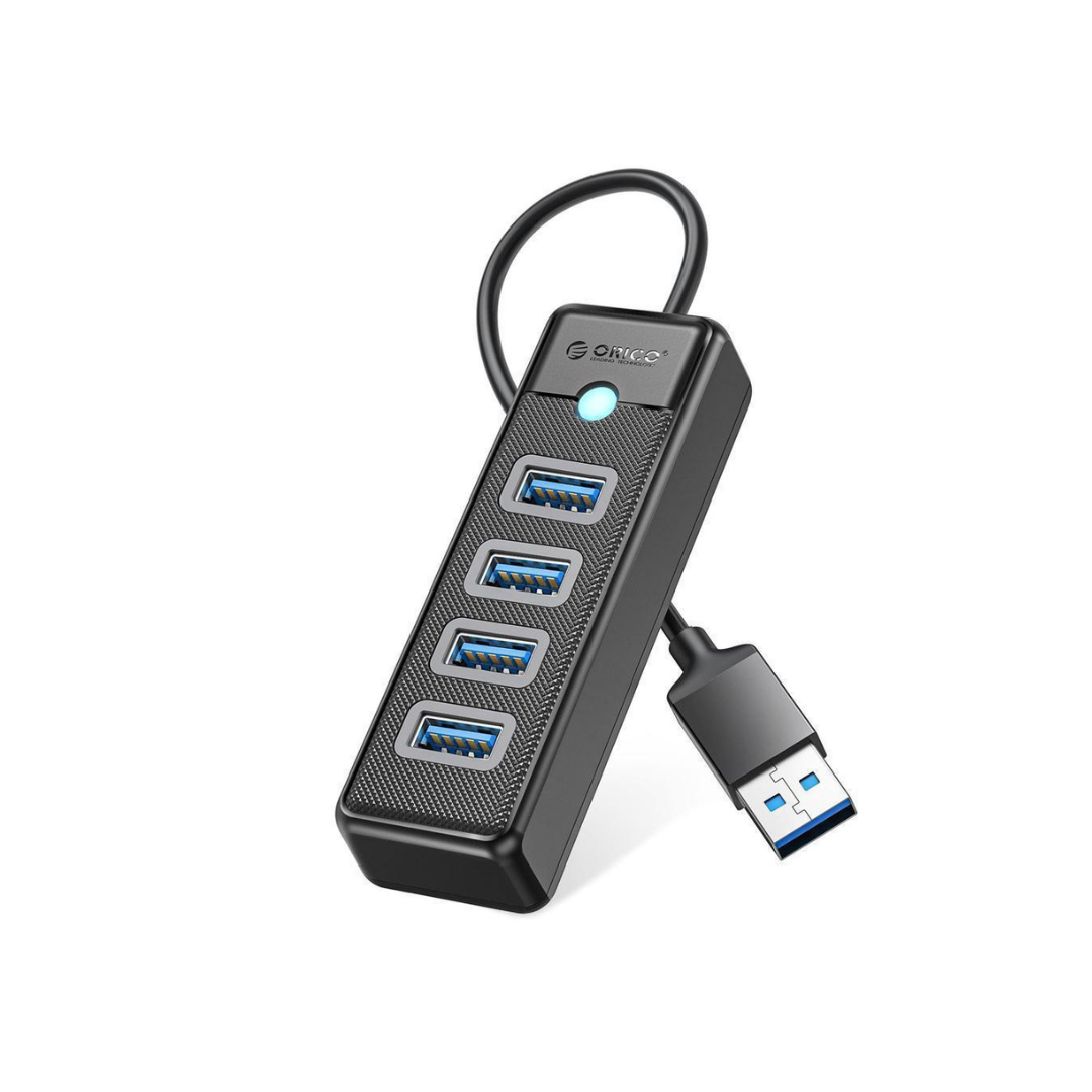 Orico 4-Port USB HUB 3.0, ORICO USB Splitter with 0.5ft Cable