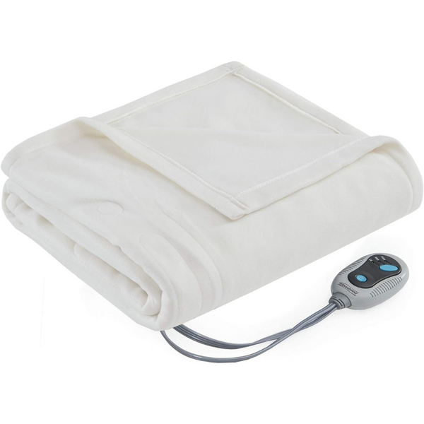 Beautyrest Fleece Electric Blanket Heated Throw Wrap (50 x 60 in)