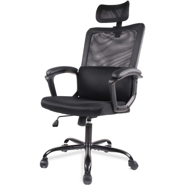 SMUG Ergonomic High Back Comfy Swivel Computer Chair with Wheels