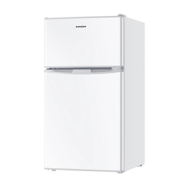 Bangson 3.2 cu. ft 2 Door Compact Refrigerator with Freezer