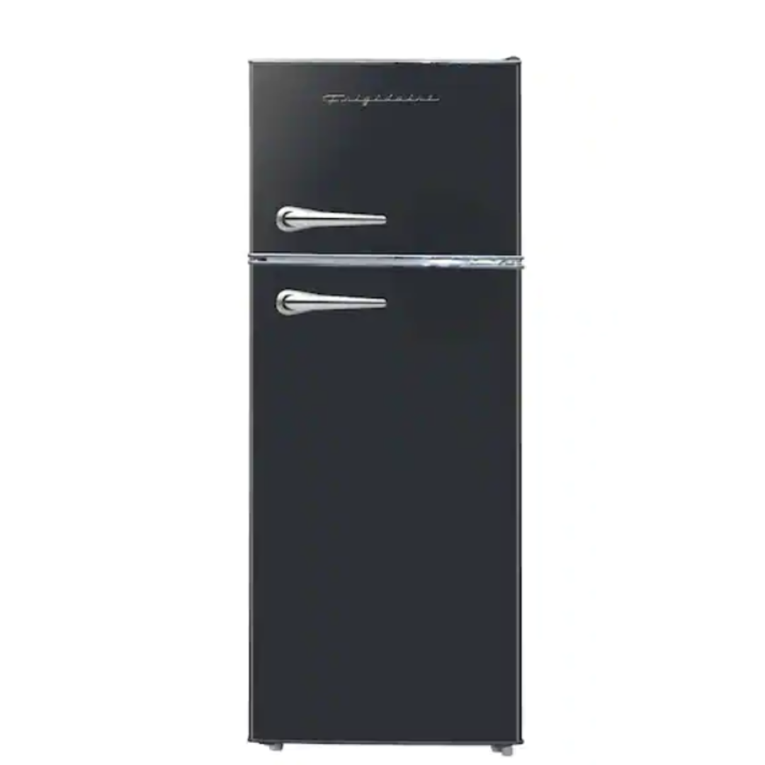 Frigidaire 7.5 cu ft Mini Refrigerator with Top Freezer and Chrome Handles