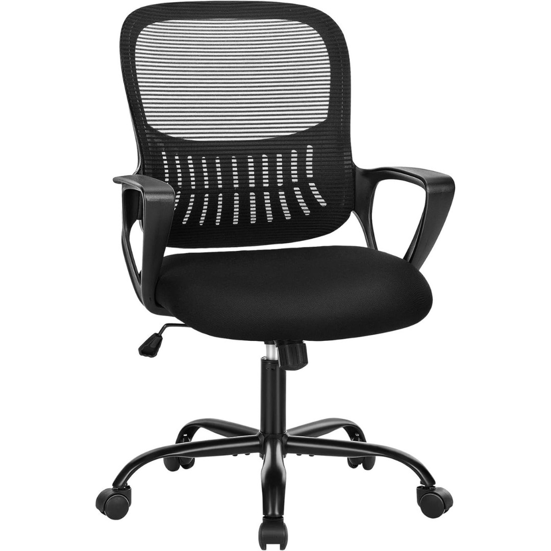 Smug Mid Back Swivel Task Computer Ergonomic Mesh Desk Office Chair