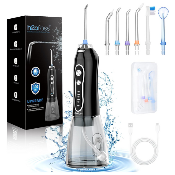 H2ofloss Portable Oral Irrigator with 5 Modes