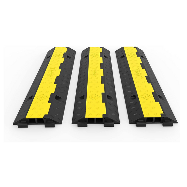 3-Pack Happybuy 2-Channel Speed Bumps Cable Protector