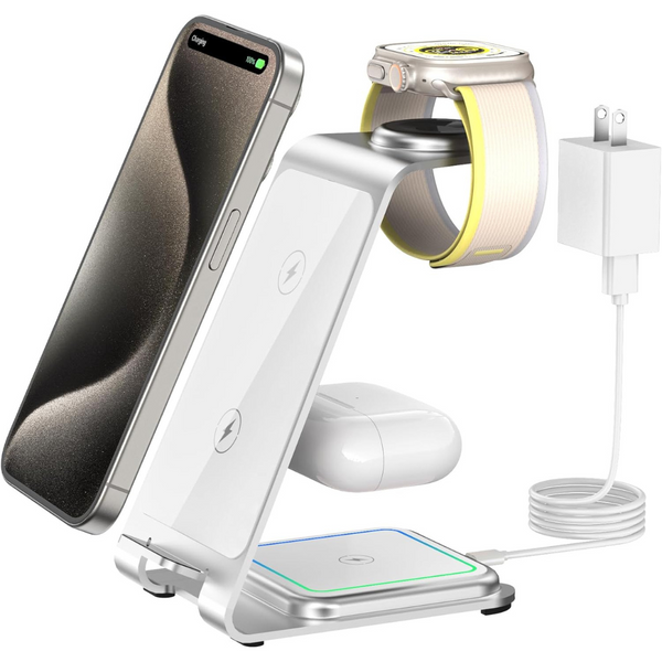 3 in 1 Fast Wireless Charging Station for iPhone