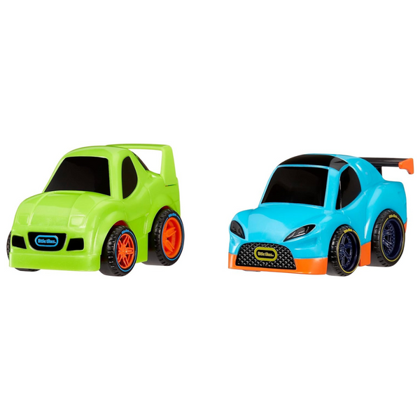 Little Tikes Crazy Fast Cars 2-Pack Hyper Highway Pullback Toy Vehicles