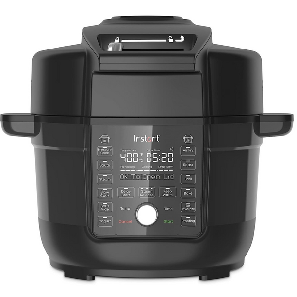 Instant Pot Duo Crisp Ultimate Lid, 13-in-1 Air Fryer and Pressure Cooker Combo