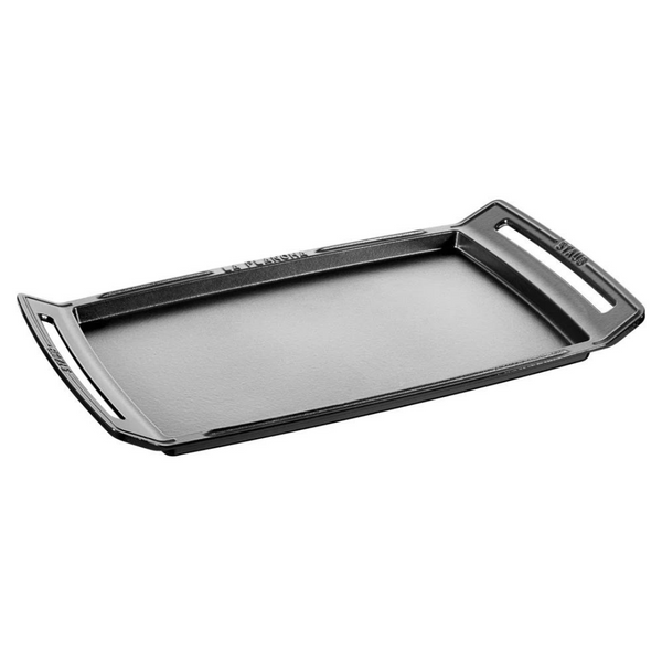 Staub Cast Iron (18.5" x 9.8" )Plancha/double Burner Griddle