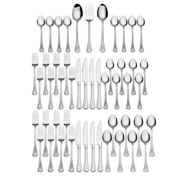 International Silver Cascade 51-Piece Flatware Set, Service for 8