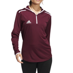 Adidas Women’s Team Issue Hooded Long Sleeve Tee