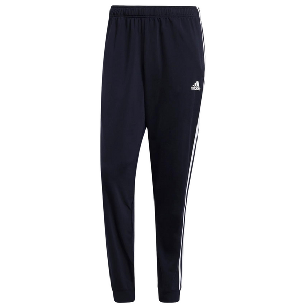 Adidas Men’s Essentials Warm-Up Tapered 3-Stripes Track Pants