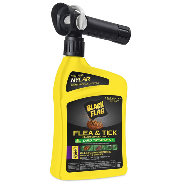 Black Flag Flea and Tick Killer Concentrate Yard Treatment, 32 Ounces