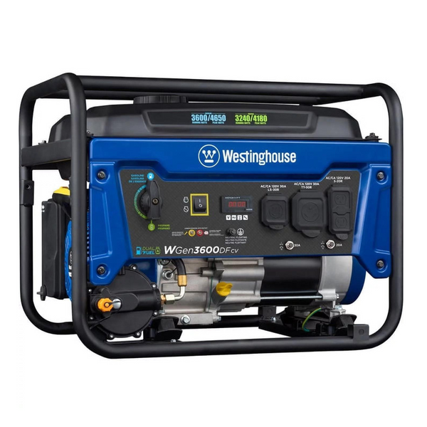 Westinghouse 4650 Watt Dual Fuel Portable Generator with CO Sensor