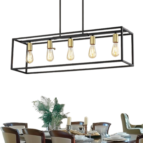 5-Light Dining Room Light Fixture Chandeliers