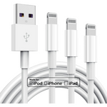 3-Pack Tumaber 6ft Apple MFi Certified 4A Fast Lightning to USB Cable