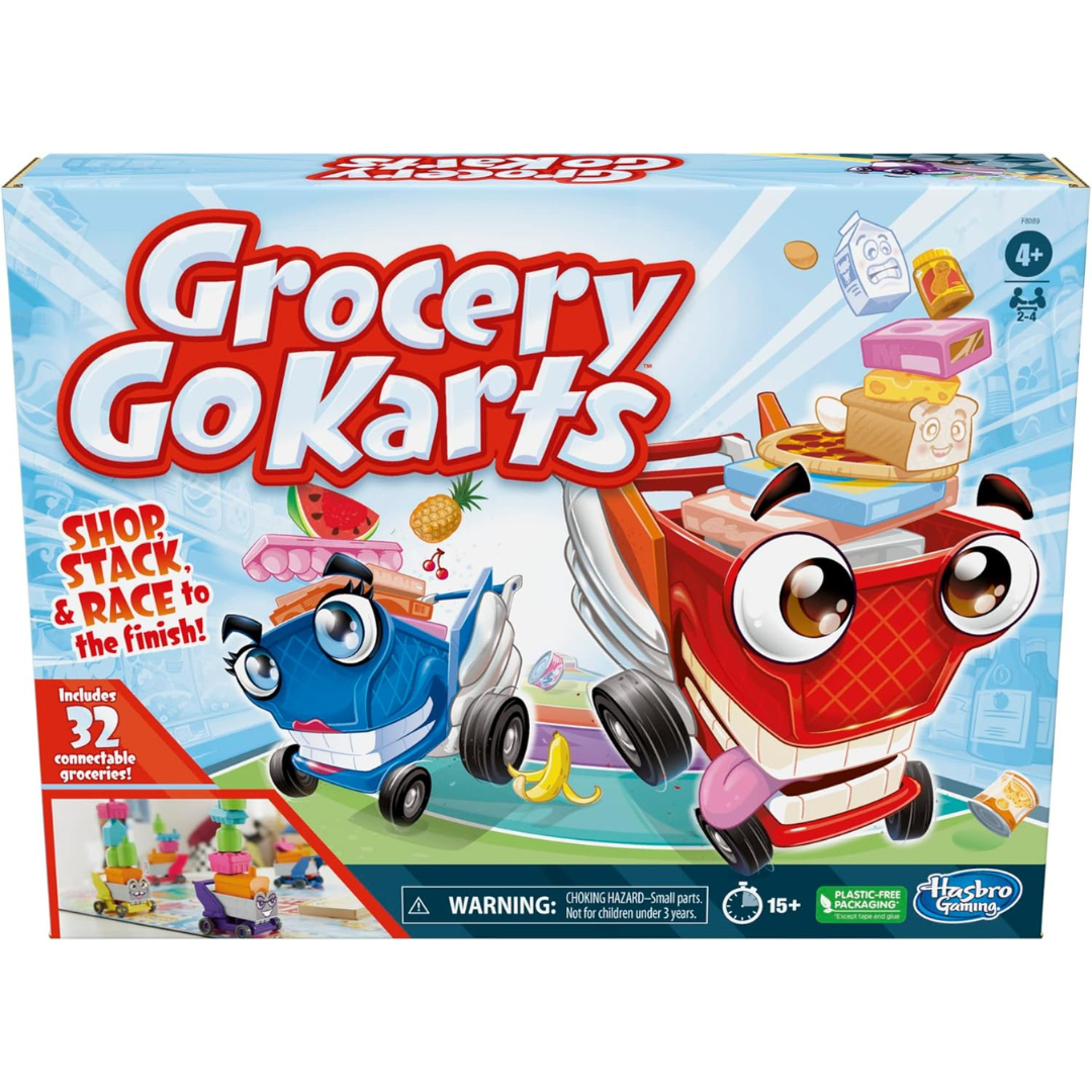 Hasbro Grocery Go Karts Board Game