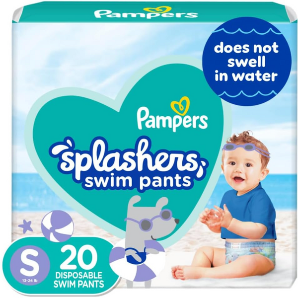 20-Count Pampers Splashers Swim Diapers