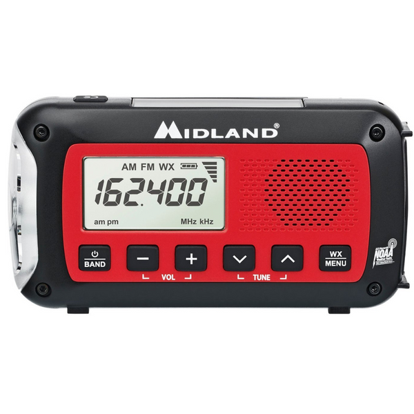 Midland ER40 Emergency Crank Weather Alert Radio with Flashlight