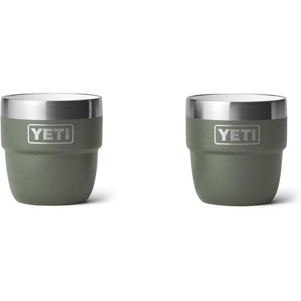 2-Pack YETI Stainless Steel Rambler 4 oz Stackable Cup